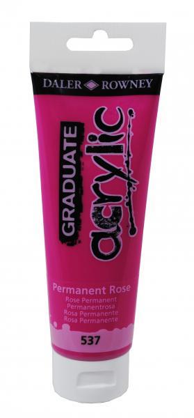 Akrilna boja Graduate 120 ml, PermanentRose