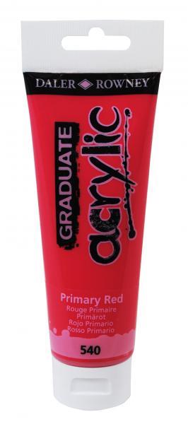 Akrilna boja Graduate 120 ml, Primary Red