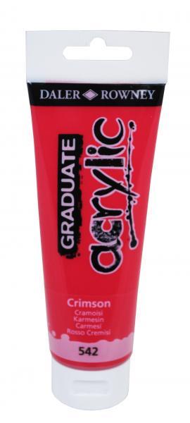 Akrilna boja Graduate 120 ml, Crimson
