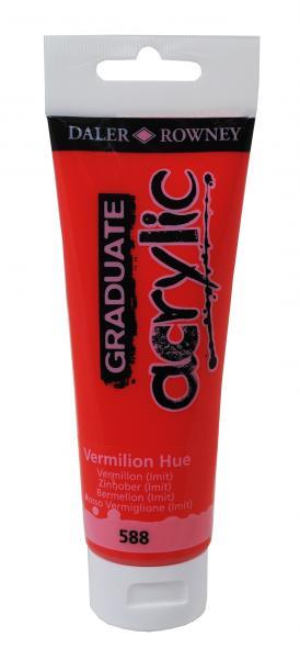 Akrilna boja Graduate 120 ml, VermilionHue