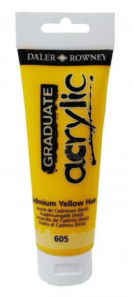 Akrilna boja Graduate 120 ml, Cadmium Yellow Hue