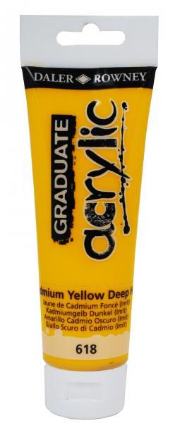 Akrilna barva Graduate 120 ml, cad golob.rumena