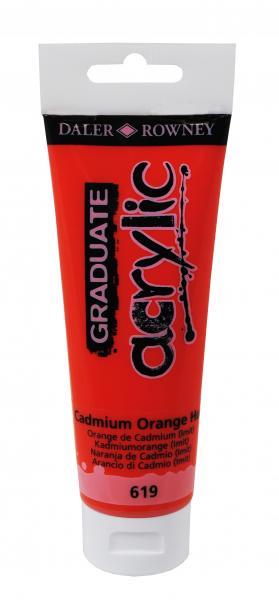 Akrilna boja Graduate 120 ml, Cadmium Orange Hue