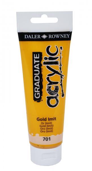 Akrilna boja Graduate 120 ml, Gold Imit