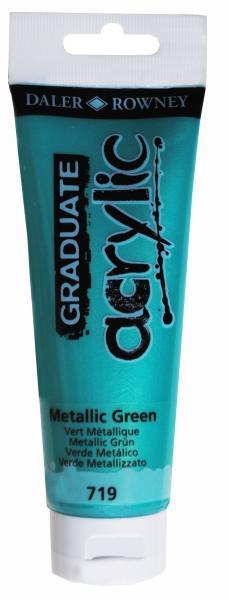 Akrilna boja Graduate 120 ml, Metallic Green