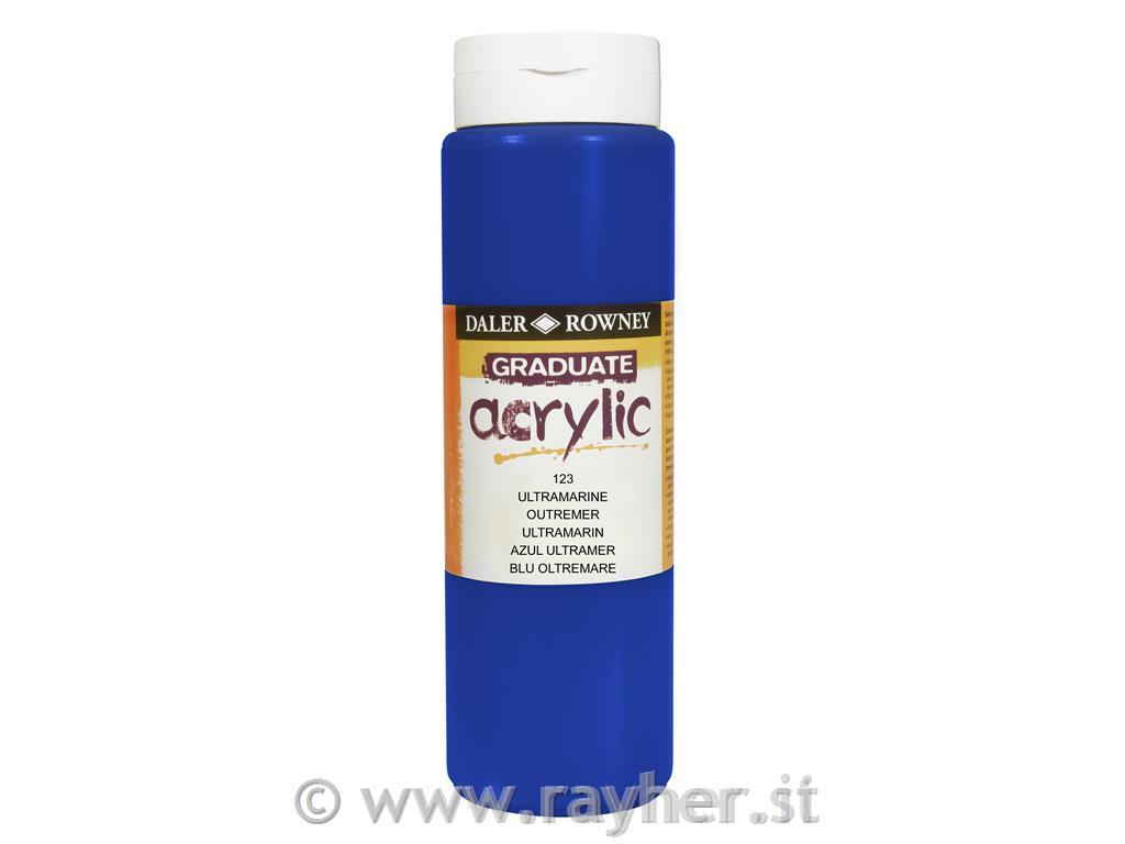 Akrilna barva Graduate 500 ml Ultramarine Blue