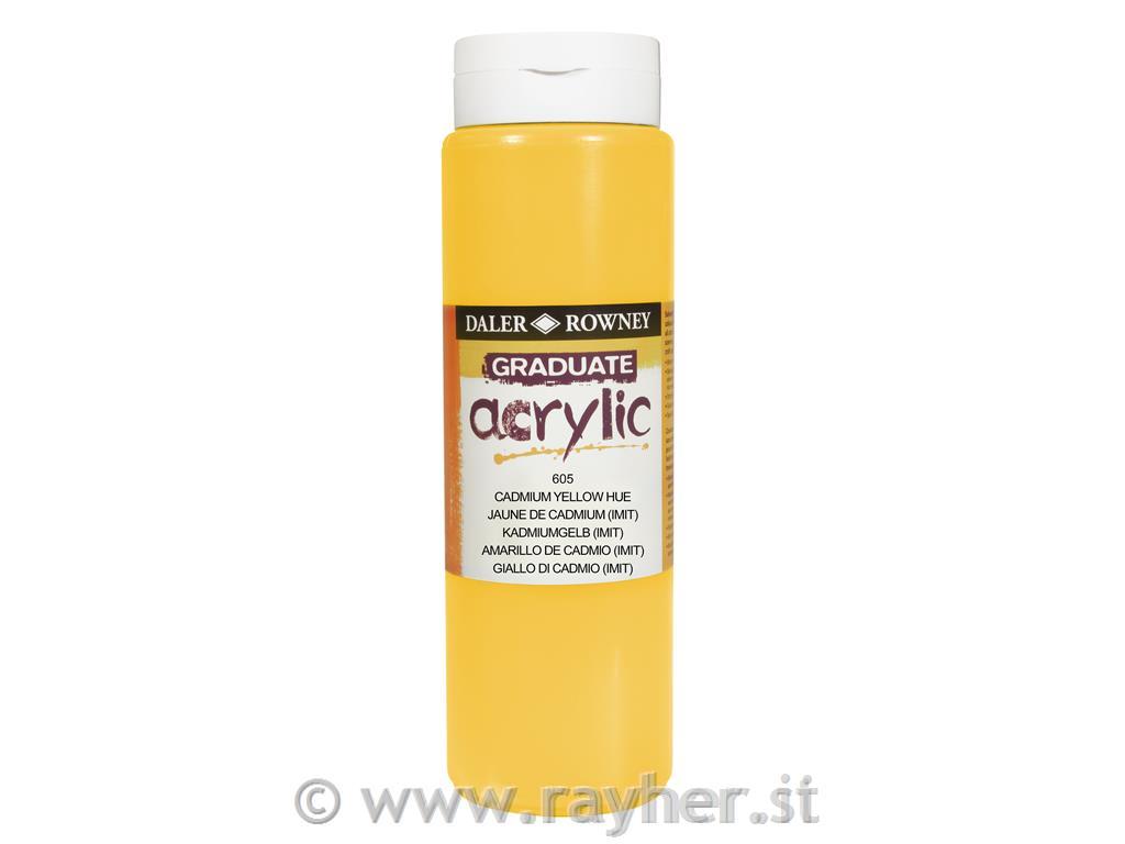 Akrilna barva Graduate 500 ml Cadmium Yellow Hue