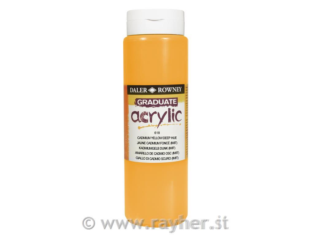 Akrilna boja Graduate 500 ml, Cadmium Ye