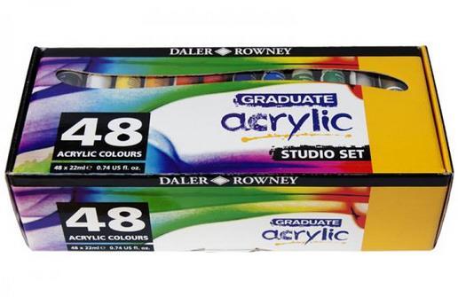 Graduate akrilne barve set 48x22ml