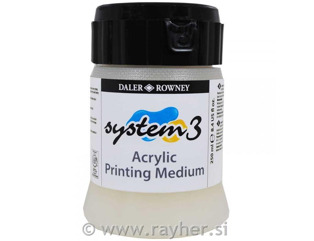 System3 Screen Printing Acrylic PrintingMedium 250 ml