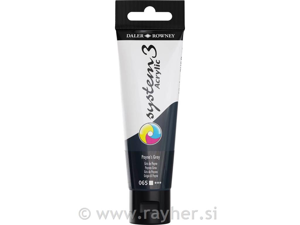 Akrilna boja Sys3 OR 59 mlPaynes Grey