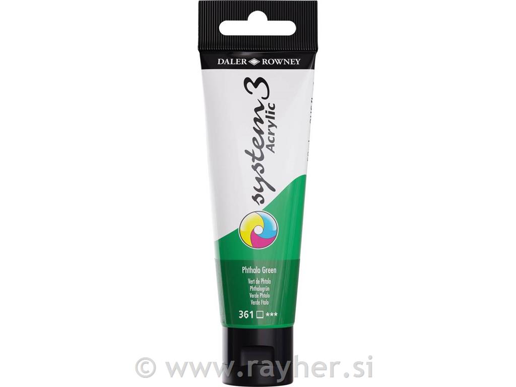 Akrilna boja Sys3 OR 59 mlPhthalo Green