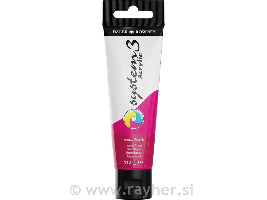Akrilna boja Sys3 OR 59 mlProcess Magenta