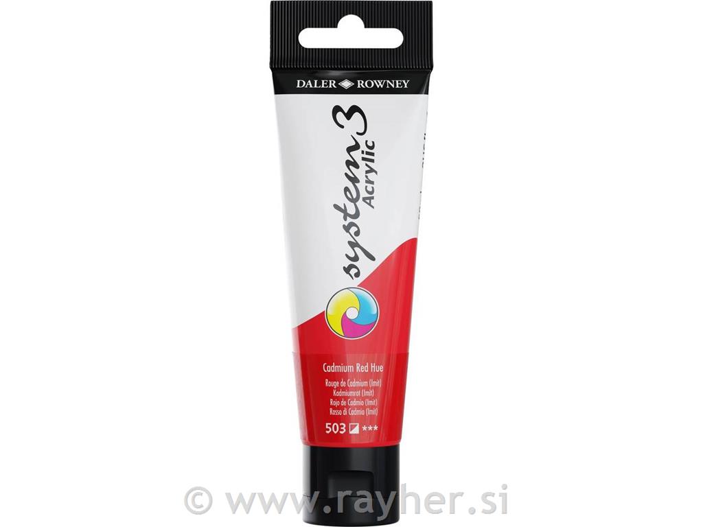 Akrilna boja Sys3 OR 59 mlCadmium Red Hue