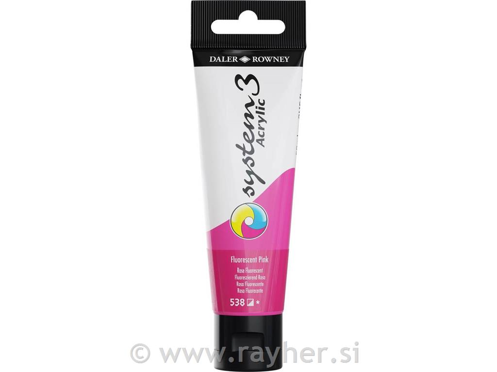 Akrilna boja Sys3 OR 59 mlFluorescent Pink