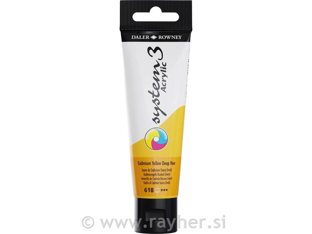 Akrilna boja Sys3 OR 59 mlCadmium Yellow Deep Hue
