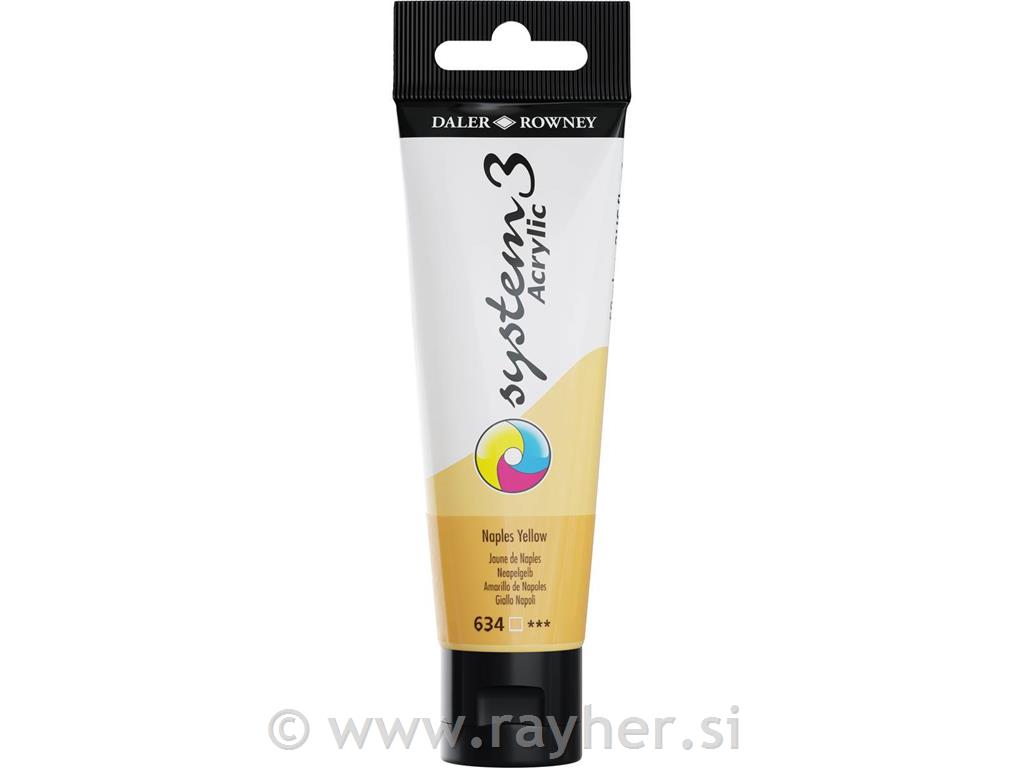 Akrilna boja Sys3 OR 59 mlNaples Yellow