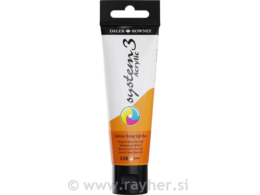 Akrilna boja Sys3 OR 59 mlCadmium Orange Light Hue