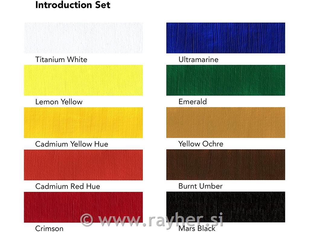 Sys3 OR, set akrilnih boja, Introduction, 10x22 ml