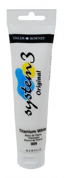 Akrilna boja Sys3 OR, 150 ml, Titanium White