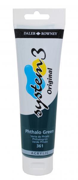 Akrilna boja Sys3 OR, 150 ml, Phtalo Green