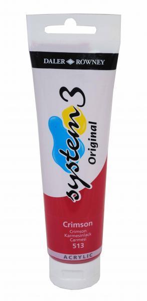 Akrilna boja Sys3 OR, 150 ml, Crimson
