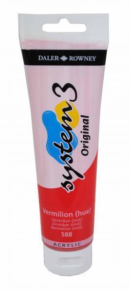 Akrilna boja Sys3 OR, 150 ml, VermilionHue