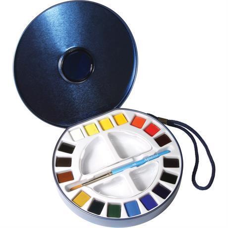 Set akvarel boja, Aquafine, 18x1/2 kocke
