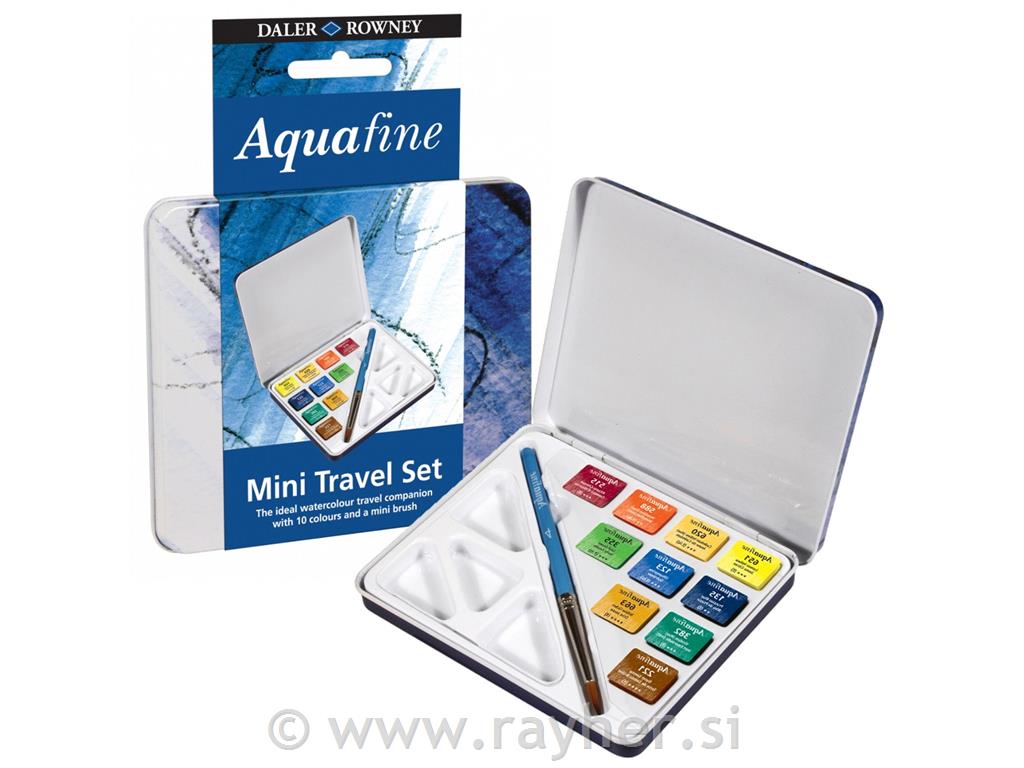 Set akvarel boja, Aquafine, 10x1/2 kocke