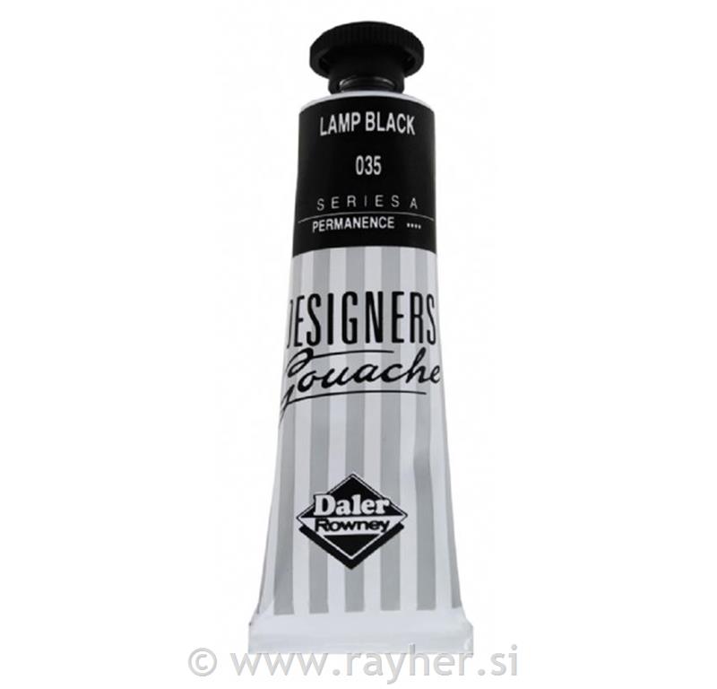 Designers Gouache 15ml Lamp Black