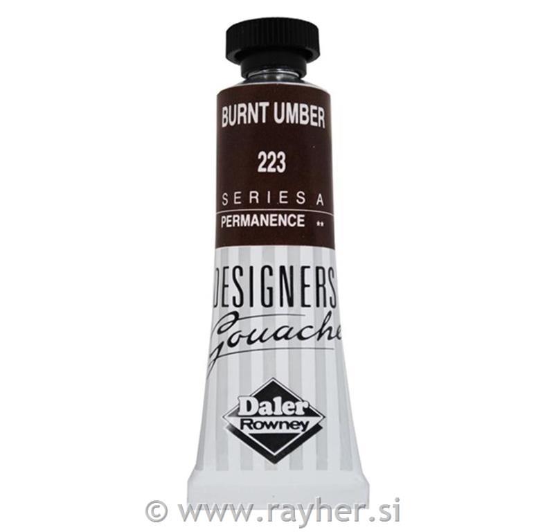 Designers Gouache 15ml Burnt Umber