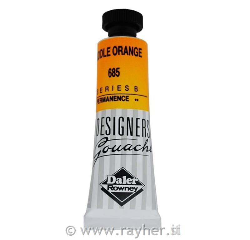 Designers Gouache 15ml Middle Orange
