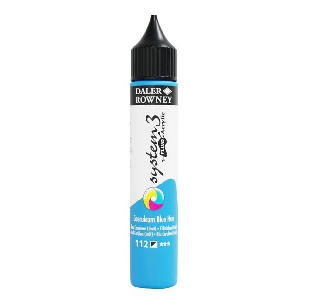 Akrilna boja Sys3 Fluid 29,5ml;Coeruleum Blue Hue