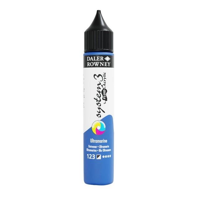 Akrilna boja Sys3 Fluid 29,5ml;Ultramarine
