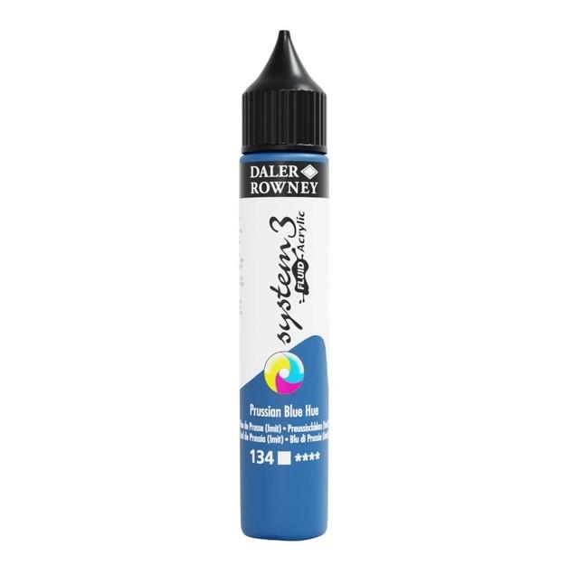 Akrilna boja Sys3 Fluid 29,5ml;Prussian Blue