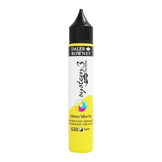 Akrilna boja Sys3 Fluid 29,5ml;Cadmium Yellow Hue