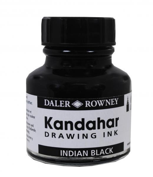 Tuš Kandahar Indian Ink, 28 ml, crni