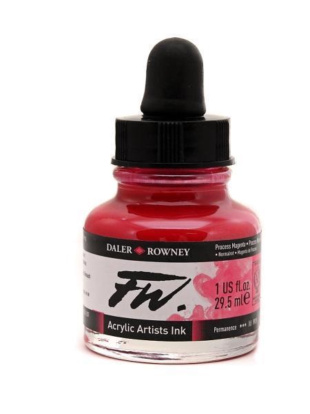 Tuš FW Artists 29.5ml, Process Magenta