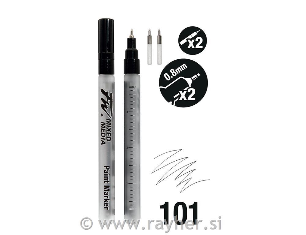 FW markeri 3 ml, trag debljine 0,8 mm, set 2, tehnički
