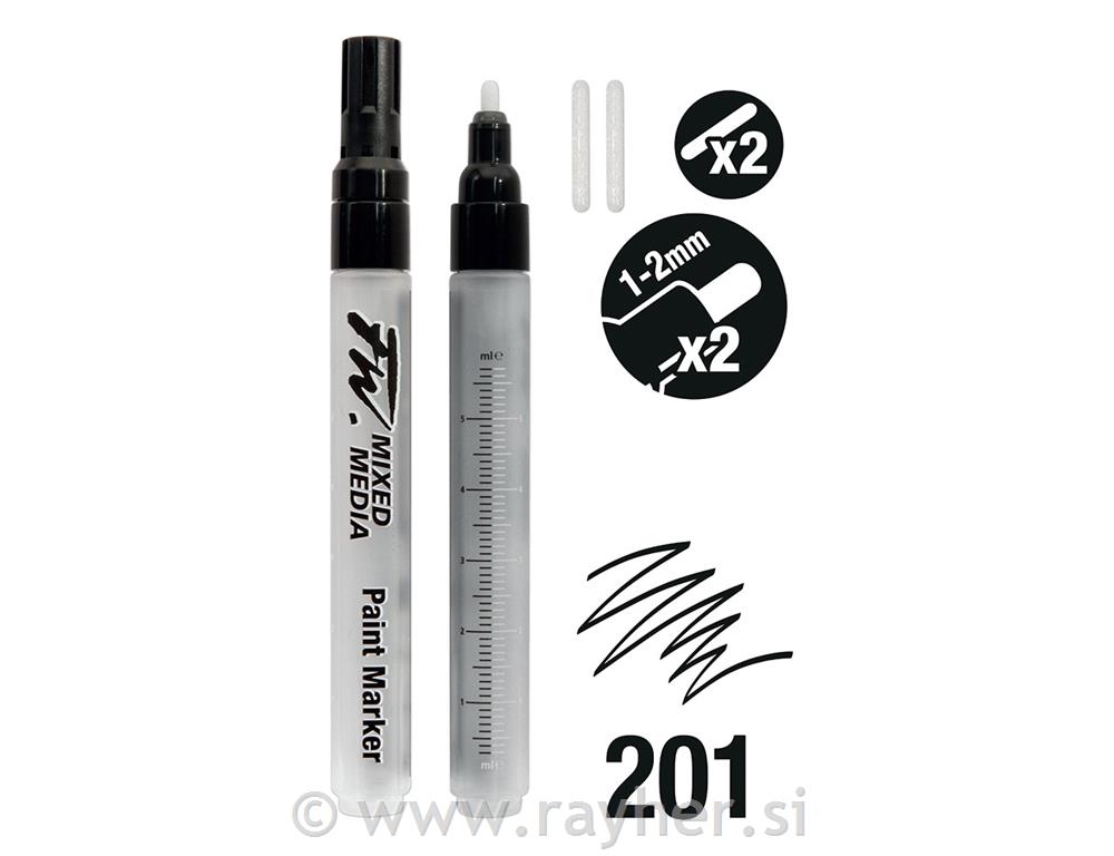 FW markeri 5 ml, trag debljine 1-2 mm, set 2, obli vrh