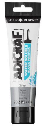 AdiGraf boja za linorez 59 ml Silver