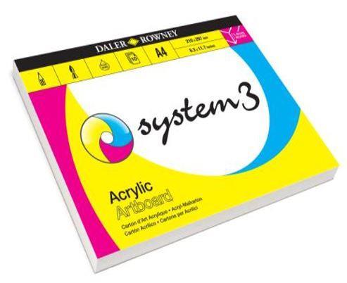 Blok za akrile System 3 ArtBook A4, 1,4 mm, 10 listov