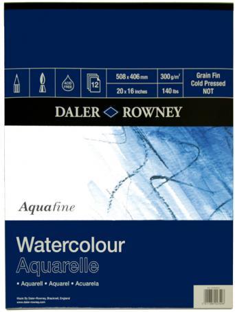 Blok akvarelni Aquafine 50,8x40,64 cm , 300g, 12 listni CP