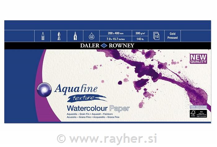 Blok akvarelni Aquafine 20x40 cm 300g 12 listni CP
