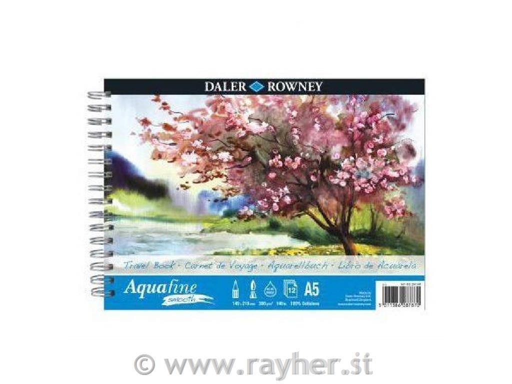 Akvarel blok Aquafine Travel Smooth A5,