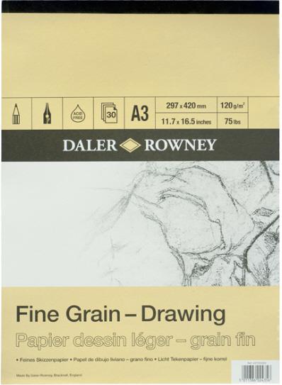Blok za skiciranje Drawing A3120 g/m2, 30 listova