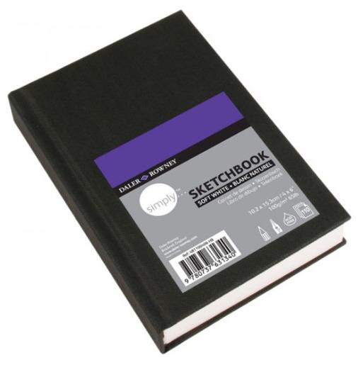 Blok za skiciranje Simply, 11x14 "100g/m2, 110 listova, Soft White