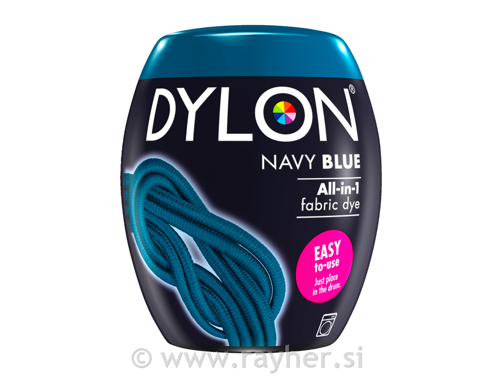 Dylon boja za tekstil, za bojanje u perilici rublja, Navy