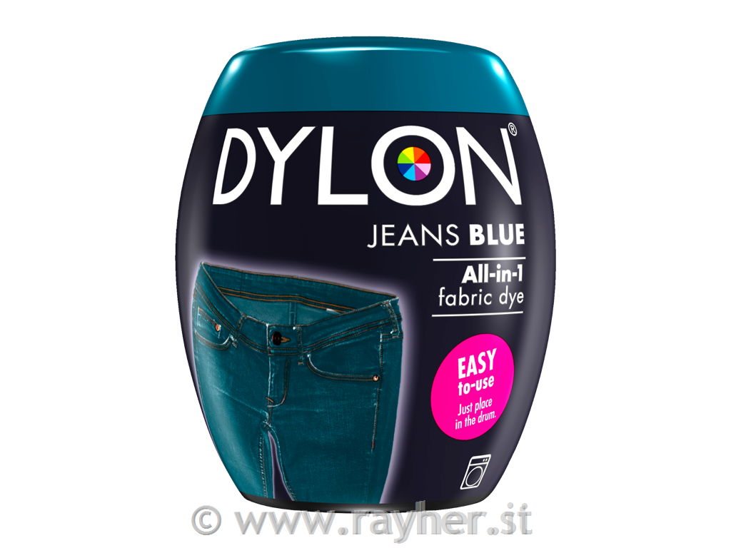 Dylon boja za tekstil, za bojanje u perilici rublja, Jeans Blue