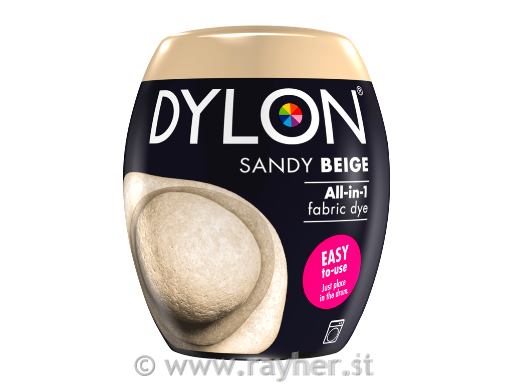 Dylon boja za tekstil, za bojanje u perilici rublja, Sandy Beige